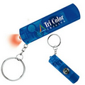 Blue Light Up Whistle Compass/ Keychain